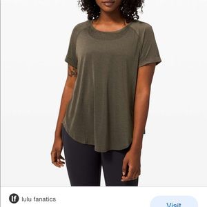 Open Up Back Tie Tee